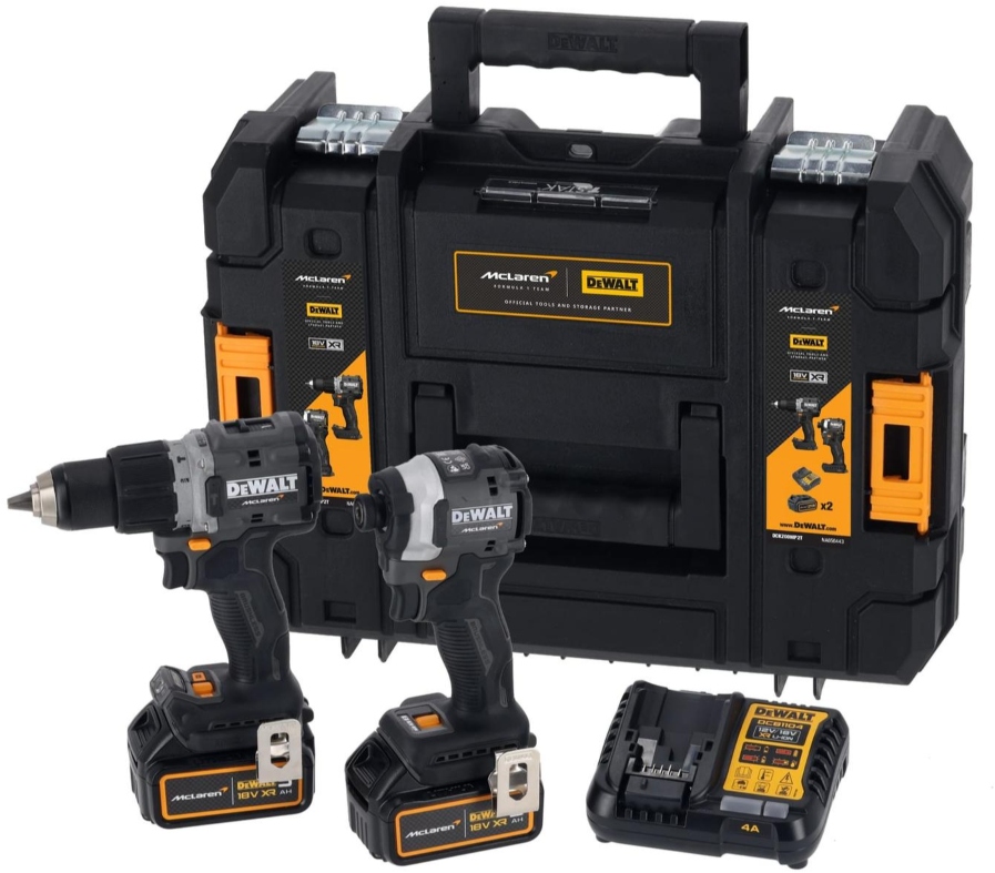 DeWalt DCK200MP2T Mclaren Comboset DCD85 + DCF85 18 Volt 5.0 Ah Li