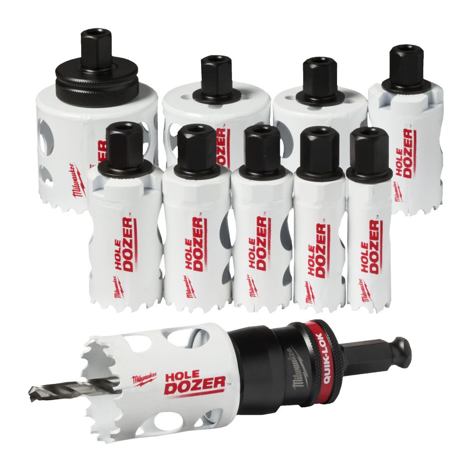 Milwaukee Accessories 49224772 HOLEDOZER QUIK-LOK hole saw set 13