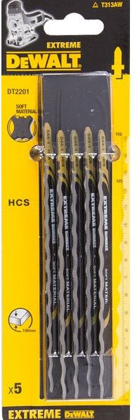 DeWalt Accessories DT2201-QZ Jigsaw blade for special steels 152 x 100 mm (T113A) 5 Pieces