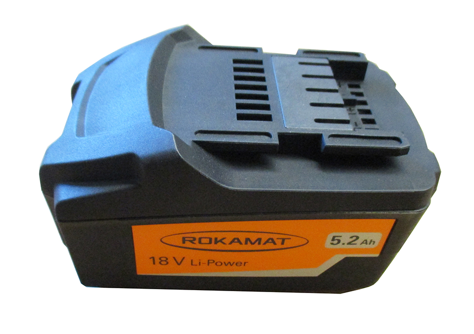 Rokamat 08050 Battery 18 volts 5.2 Ah Li-Ion