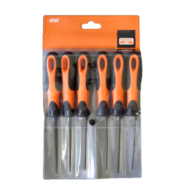 Bahco 1-476-04-3-2 File set, 6 pcs.