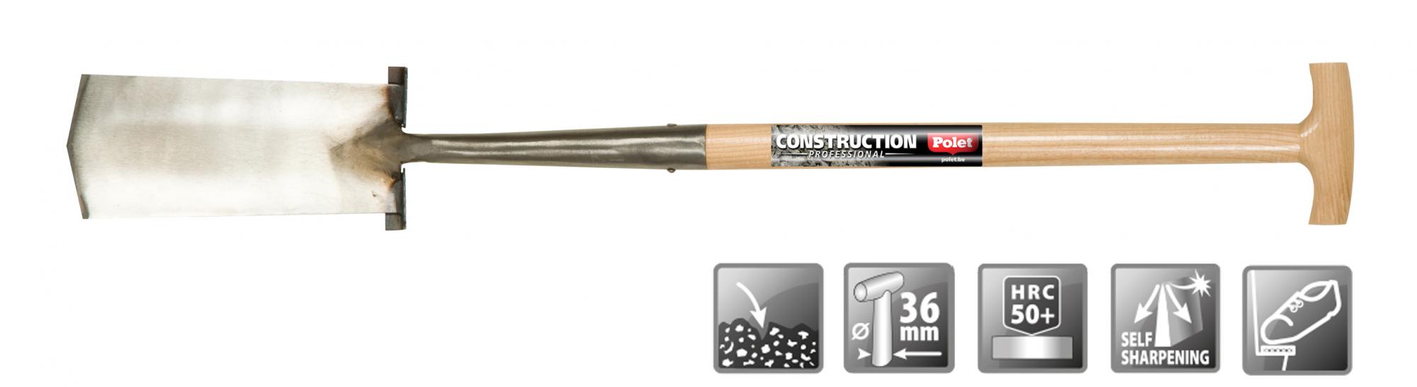 Polet 101020 Professional Cable Spade 320/135 2V T-ST 75CM