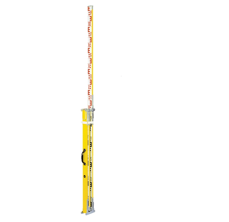 Nedo 326112 Folding staff 4.00 mtr. 53 mm wide without vial