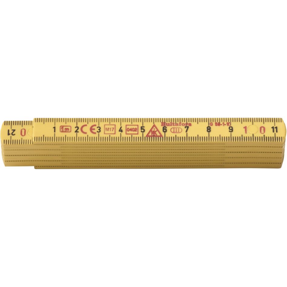 Hultafors HU200304 Folding rule G 59 1m - 10-piece - yellow