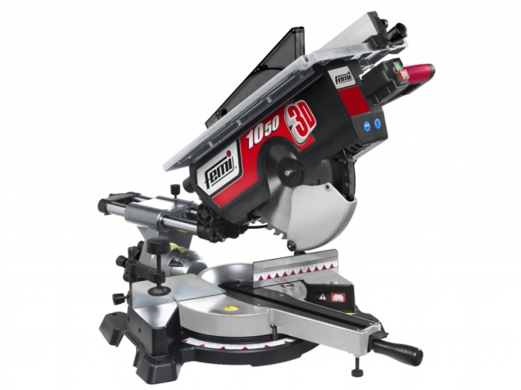 Femi 8435027 1050 3D Combination crosscut / mitre saw with upper table 1800W 305mm