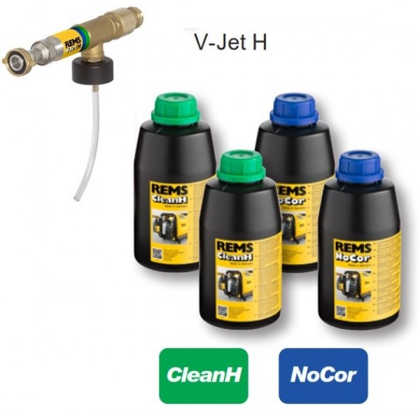 Rems 115853 R Starter set H For cleaning and preserving radiator and floor heating systems for Rems Multi-Push
