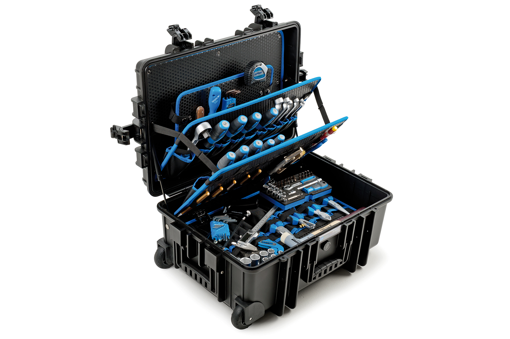 Gedore 8087270 117.19/P JET 6700 B&W Mobile Toolbox with 100 pcs.