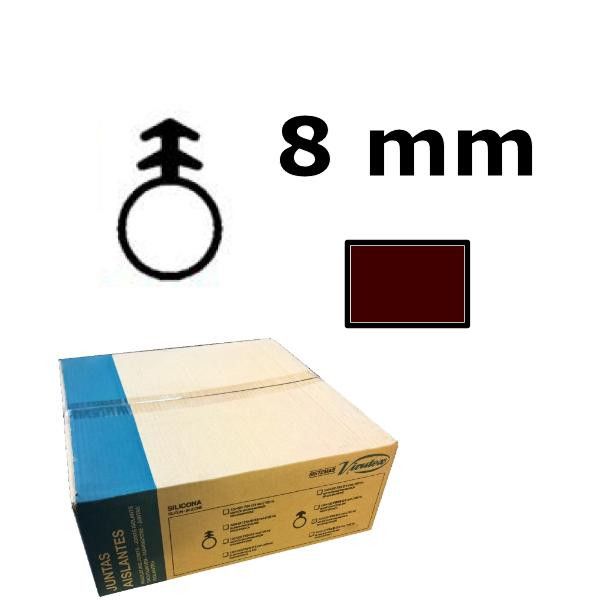 Virutex 1204081 Silicone insulation for RA17D - FS1 diameter 8 mm brown 100m