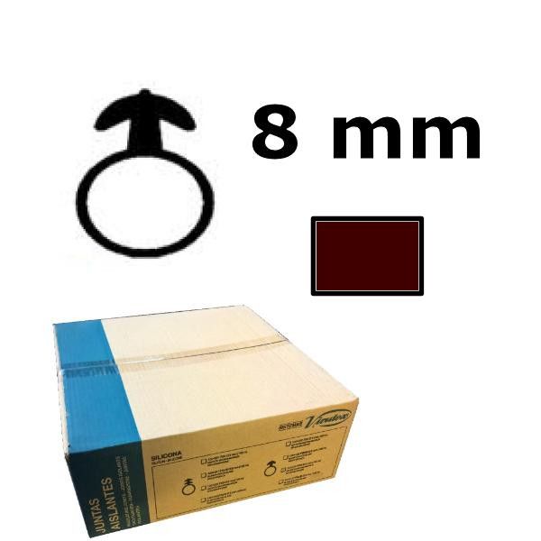 Virutex 1204082 Silicone insulation for RA17D - FS2 diameter 8 mm brown 100m