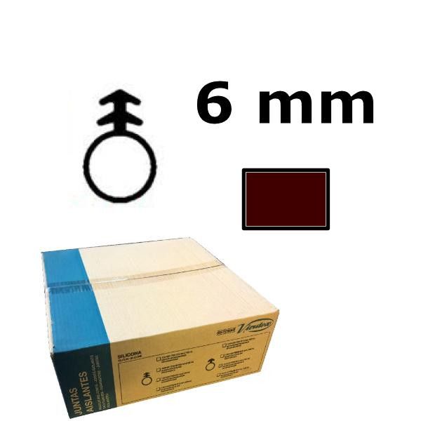 Virutex 1204086 Silicone insulation for RA17D - FS3 diameter 6 mm brown 100m