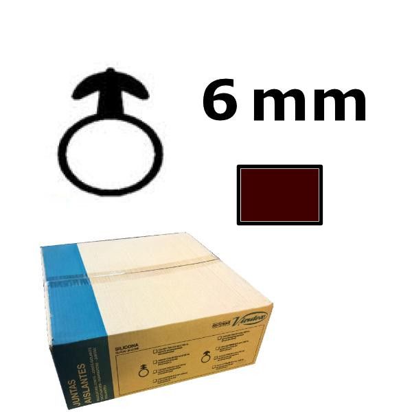 Virutex 1204087 Silicone insulation for RA17D - FS4 diameter 6 mm brown 100m