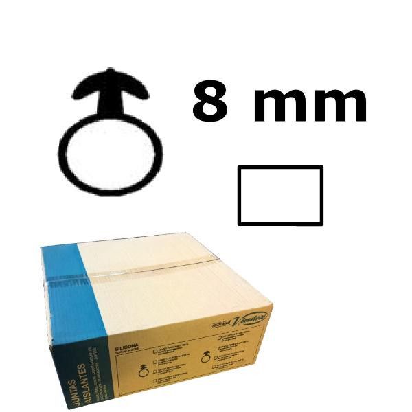 Virutex 1204187 Silicone insulation for RA17D - FS4/B diameter 6 mm white 100m