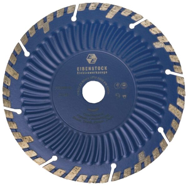 Eibenstock 12.323.10 Diamond saw blade premium concrete – natural stone 180 mm - Bore 22.2 mm