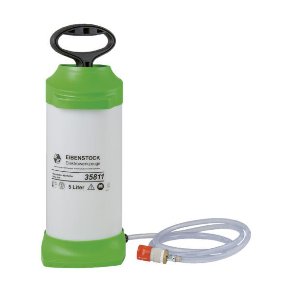 Eibenstock 12.900.10 Water pressure tank 5L content 5 liters incl. 2.5 meters water hose