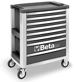 Beta 039000042 C39-8/G Tool trolley with 8 drawers Grey