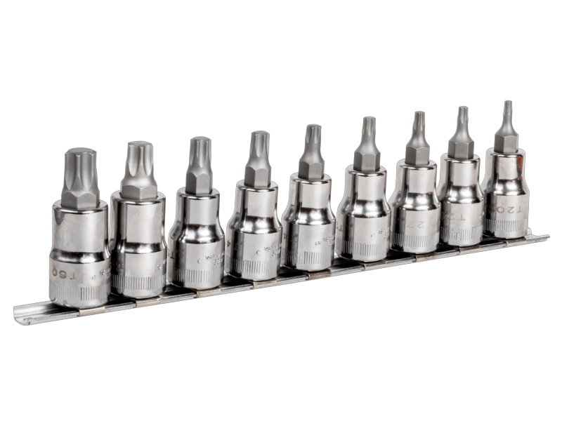 Bahco 7809TO Screwdriver spanner set 1/2" Torx on rail holder