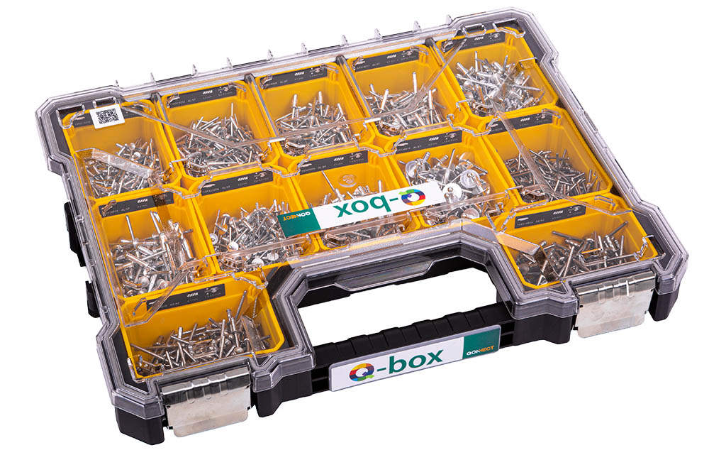 Pull-Link 15ASSORT-MULTI-BIG-Q Blind rivets Alu/Steel/stainless steel 1275 pcs Assortment