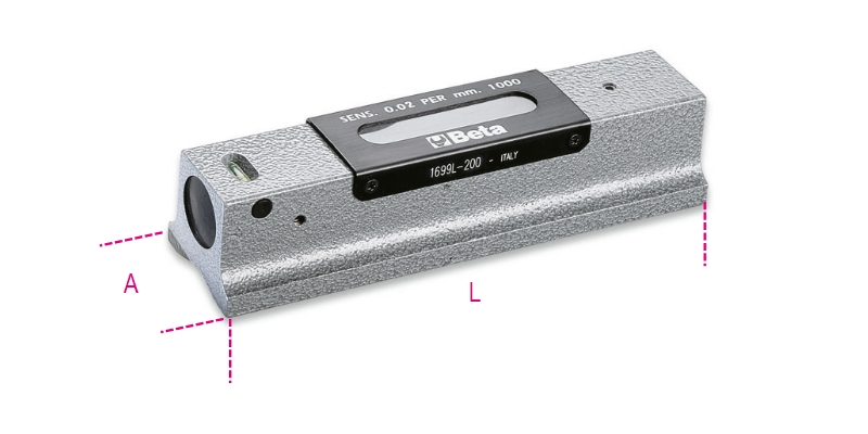Beta 016990005 1699L/1-A spirit level 200 mm