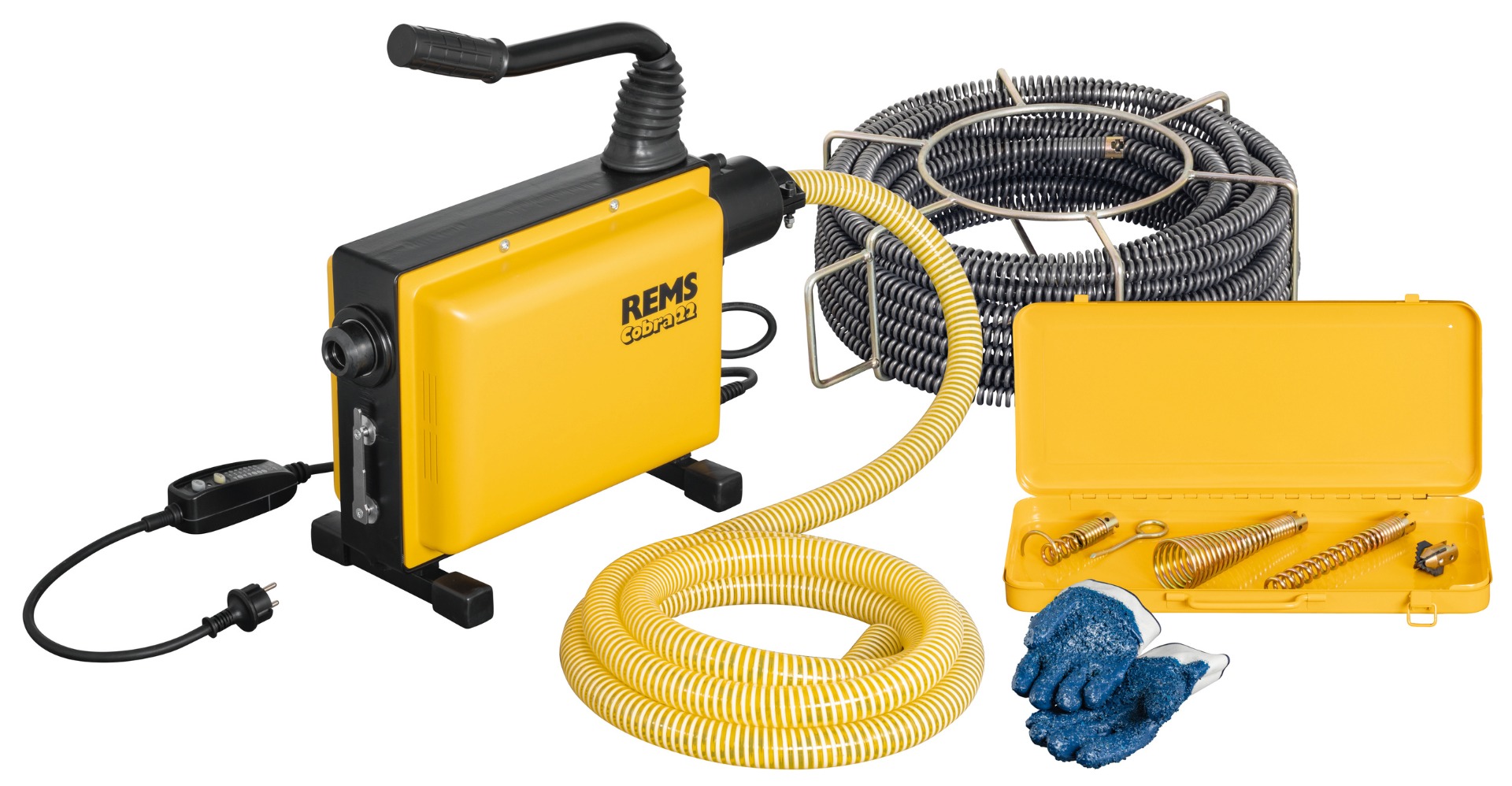 Rems 172011 R220 Cobra 22 Set 22 Electric Pipe Unblocking Machine
