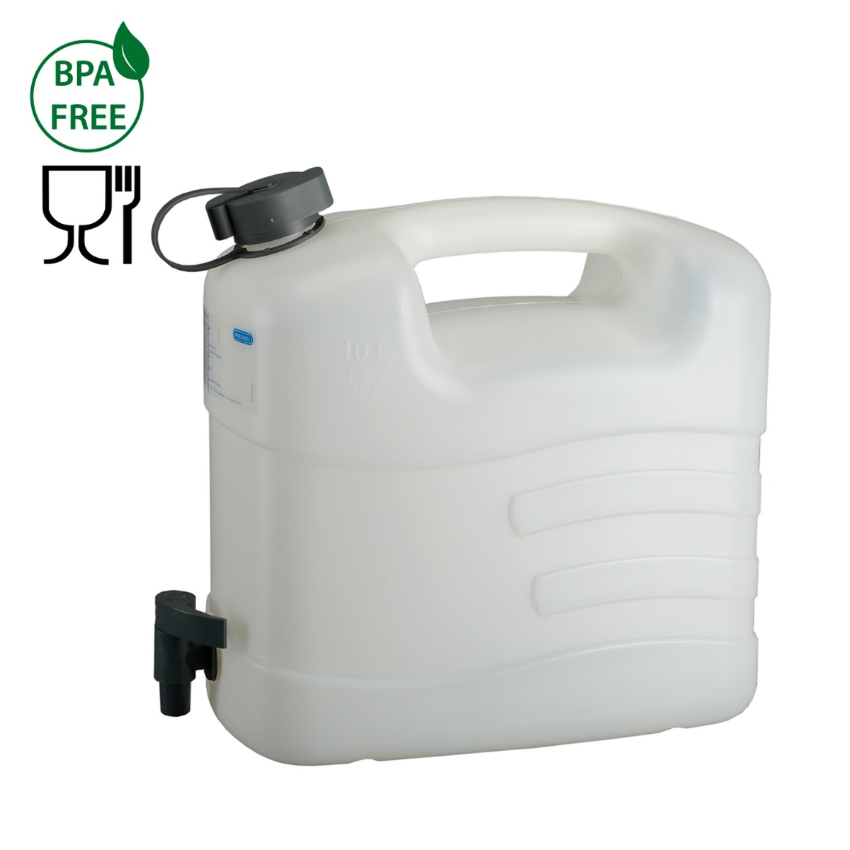Pressol 21 163 Jerry can for water 10L HDPE with drain valve