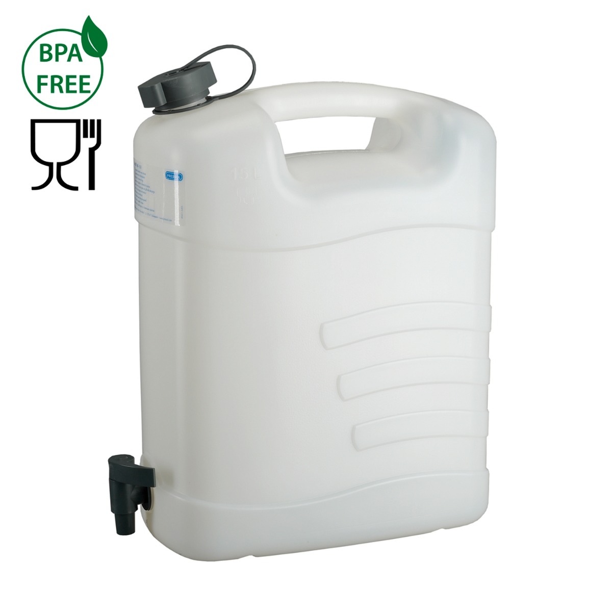 Pressol 21 165 Jerry can for water 15L HDPE with drain valve