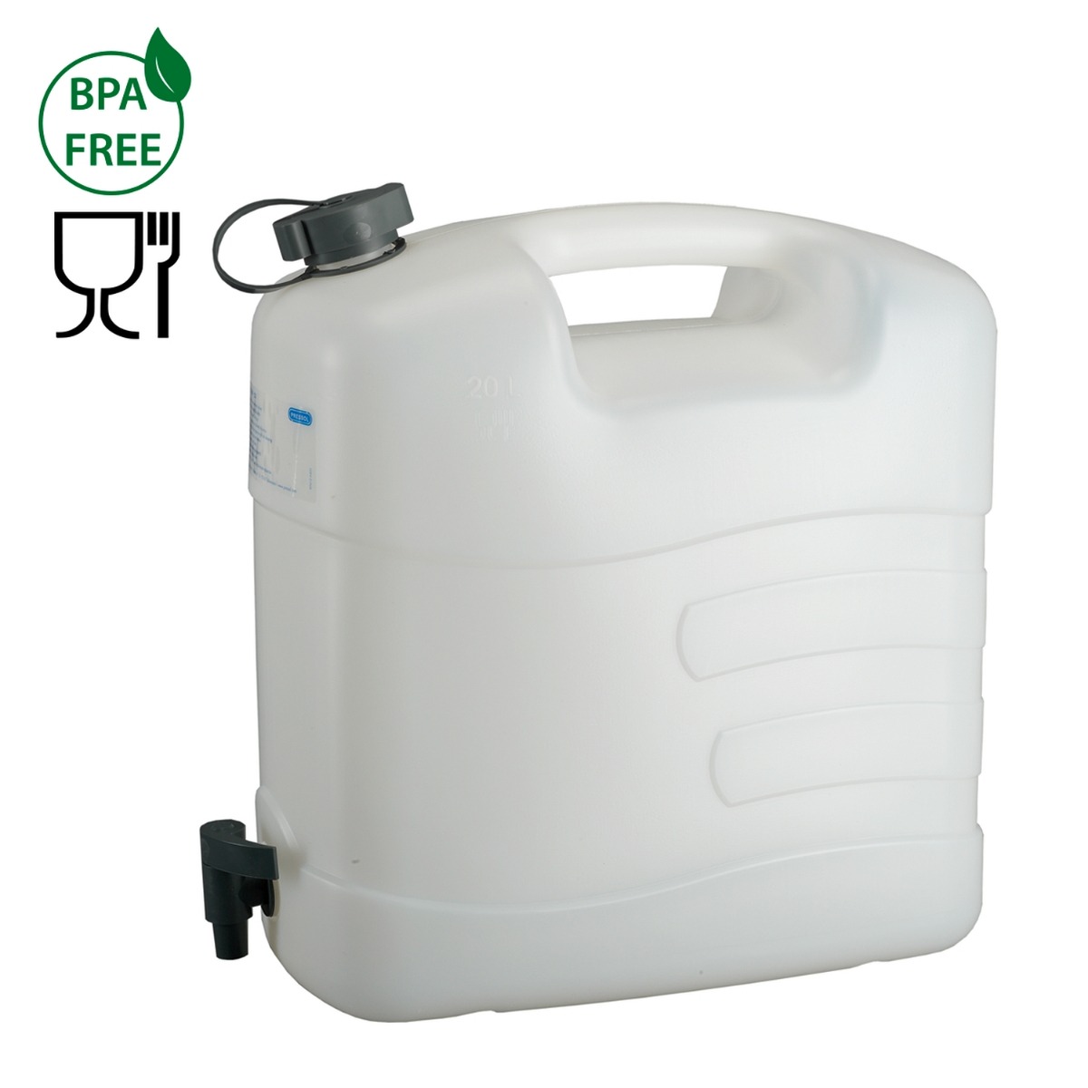 Pressol 21 167 Jerry can for water 20L HDPE with drain valve