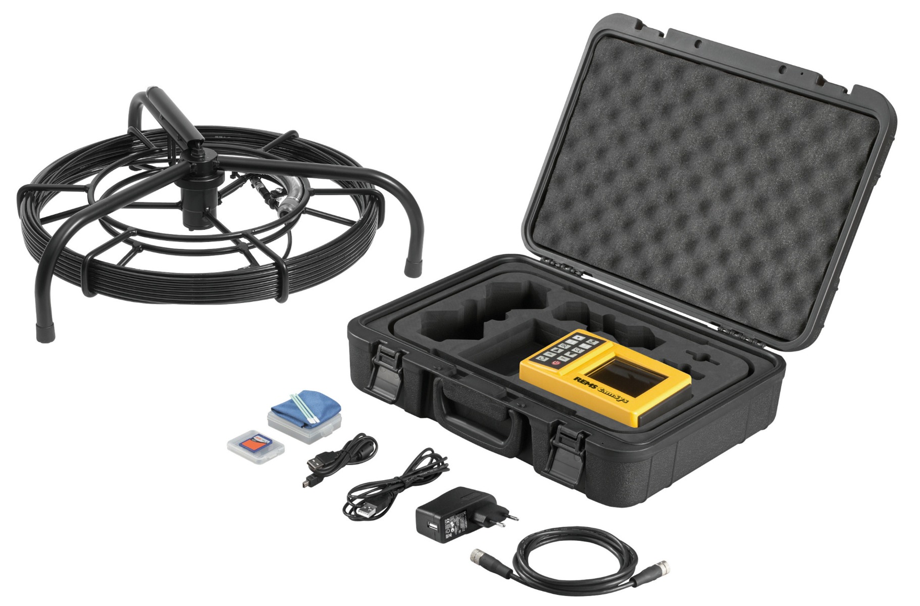 Rems 175010 R220 CamSys Set S-Color 30 H Electronic Camera Inspection System