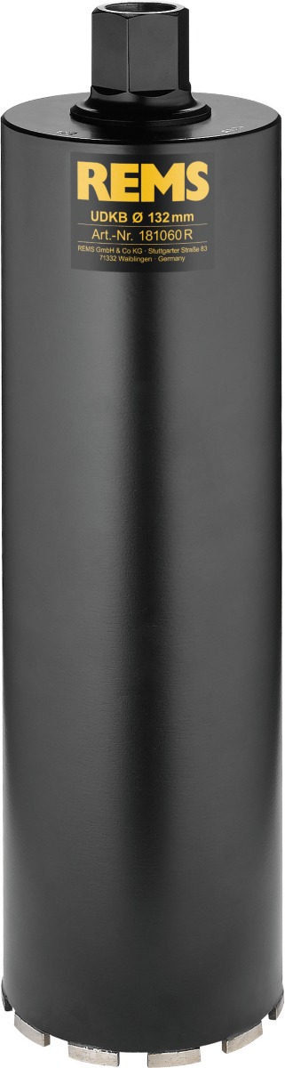 Rems 181060 R UDKB 132x420xUNC 1 1/4 Diamond core drilling crown wet/dry
