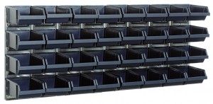 Raaco 181211 2 wall panels with 32 trays