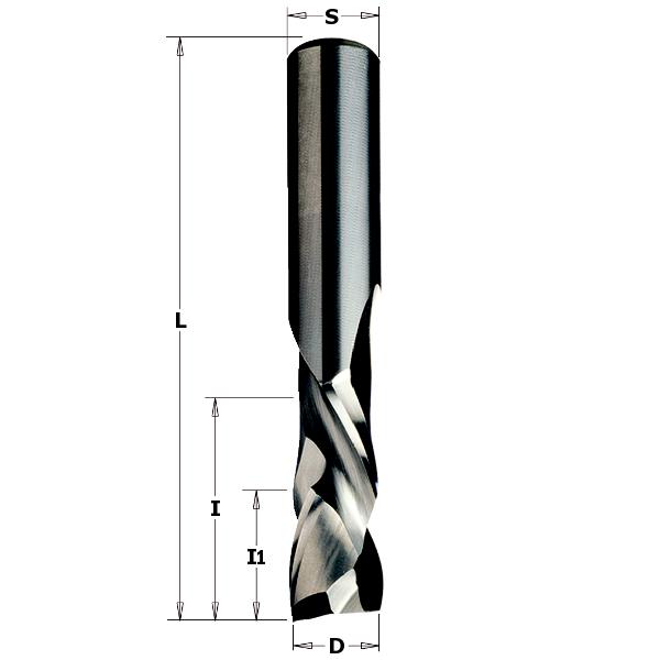 CMT 190.050.11 Spiral cutter 5mm, shank 5mm