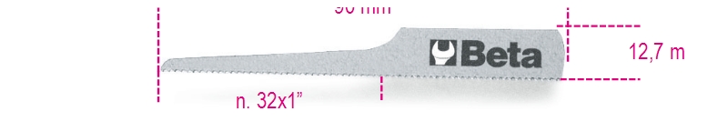 Beta 019420032 1942Lr-Bimetal Saw Blades For 1942A