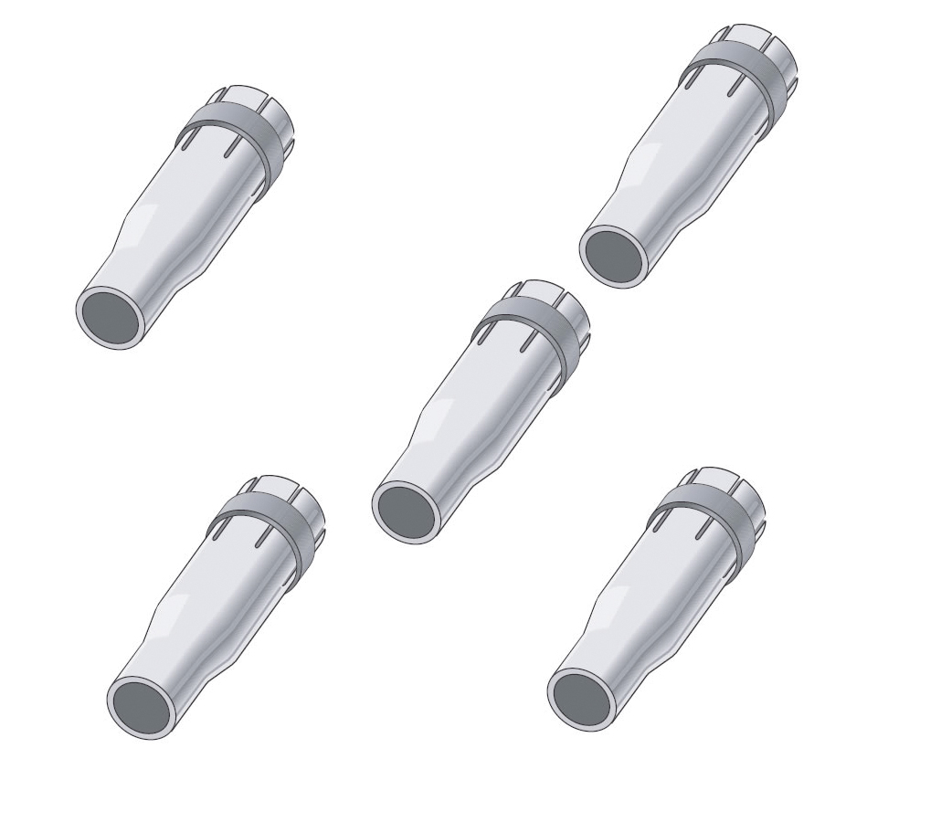 Contimac 200840T Gas Nozzle Bottle Shape 8Xm-7Xm-401 (5 Pieces)