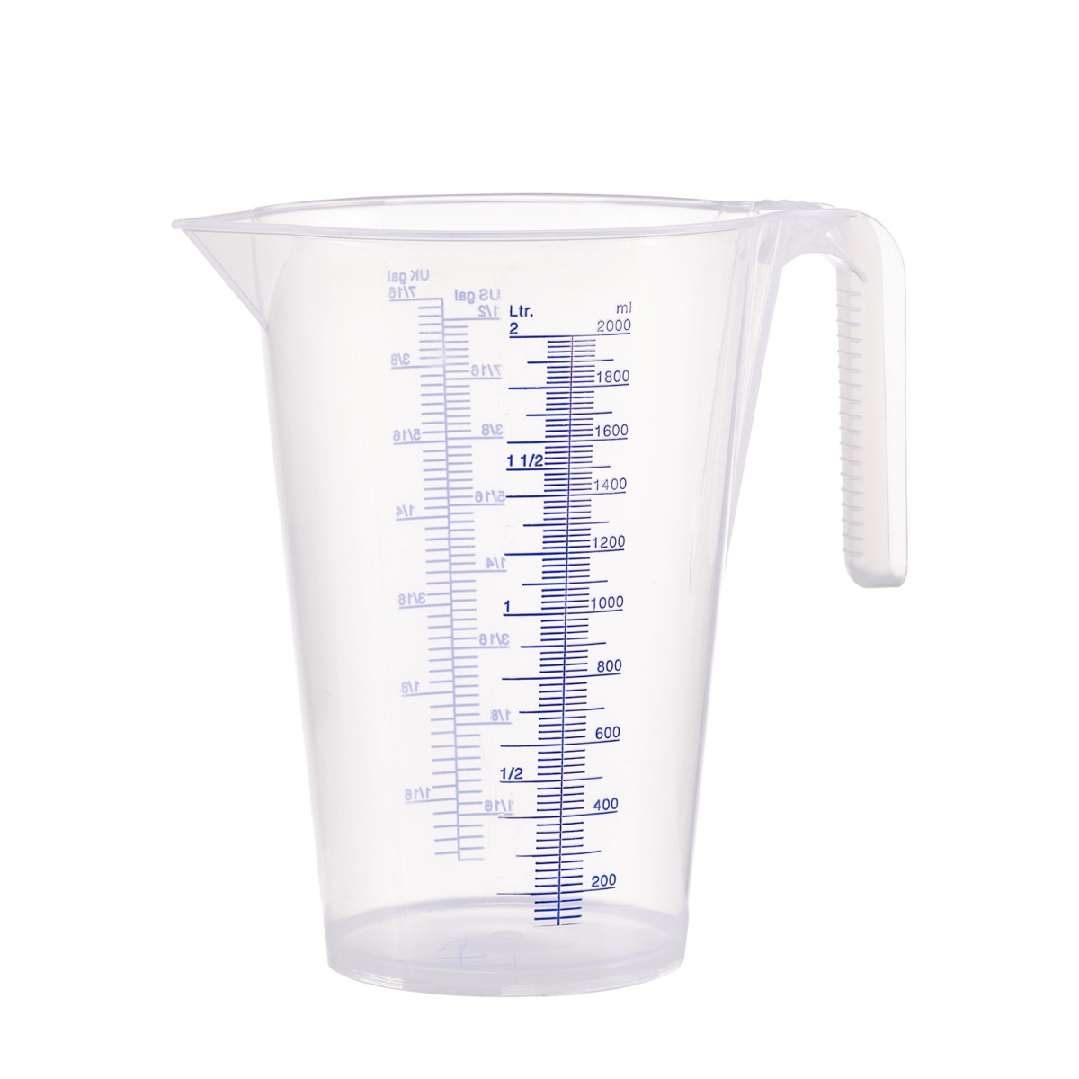 Pressol 07 063 Measuring cup PP 2L transparent scale ml/l US gal/UK gal