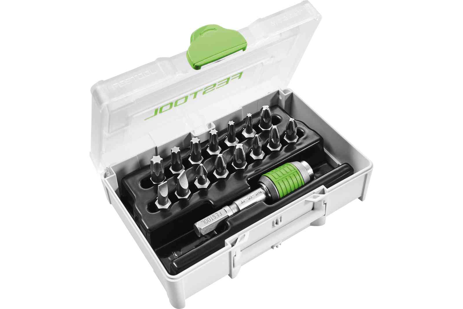 Festool Accessories 205822 SYS3 XXS CE-MX BHS 60 16-piece bit set in SYS3 XXS systainer