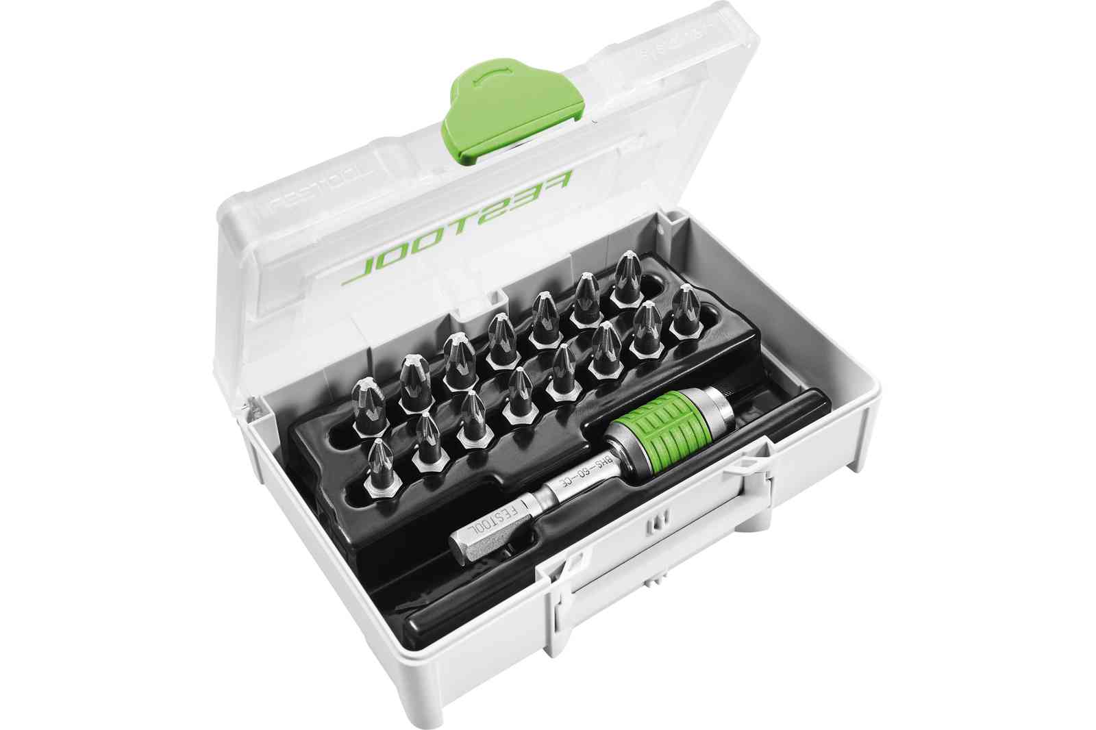 Festool Accessories 205824 SYS3 XXS CE-PZ BHS 60 16-piece bit set in SYS3 XXS systainer