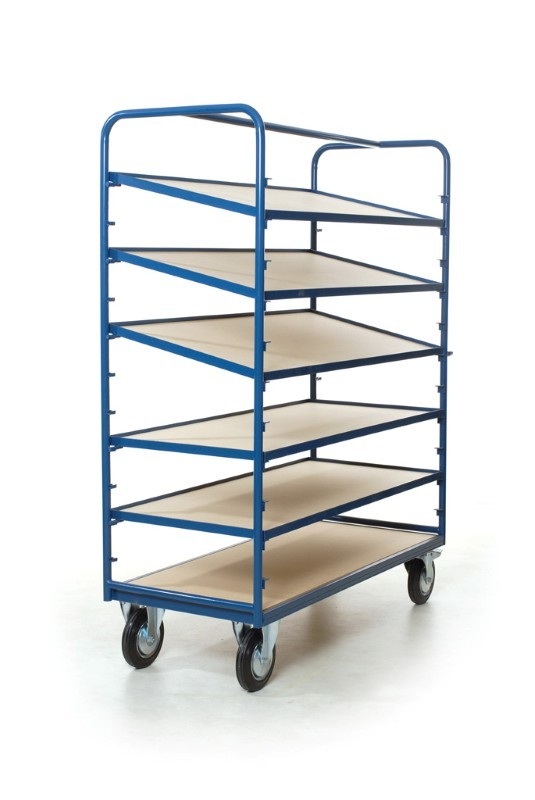 Tretal 212.037 Shelf Transport trolley 1350 x 600 mm 5 levels bottom 400 kg