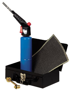Sievert 213525 Powerjetset with toolbox with filler pipe and soldering mat