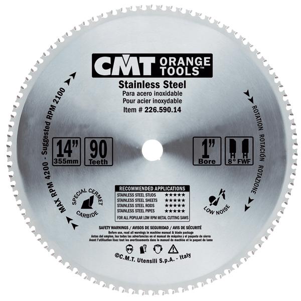 CMT 226.548.07M Dry-cutter saw blade for Inox 190 x 30 x 48T