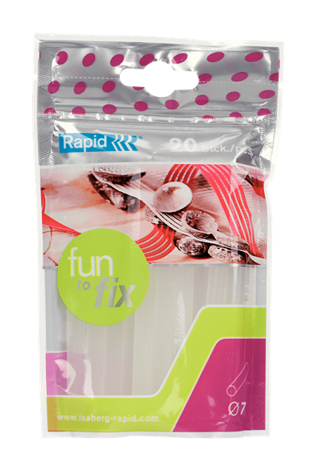 Rapid 23835904 Fun2Fix 7mm universal glue cartridges
