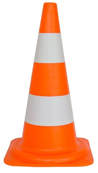 ColorLine 23.954.77 Traffic cone PVC orange/white - 75 cm