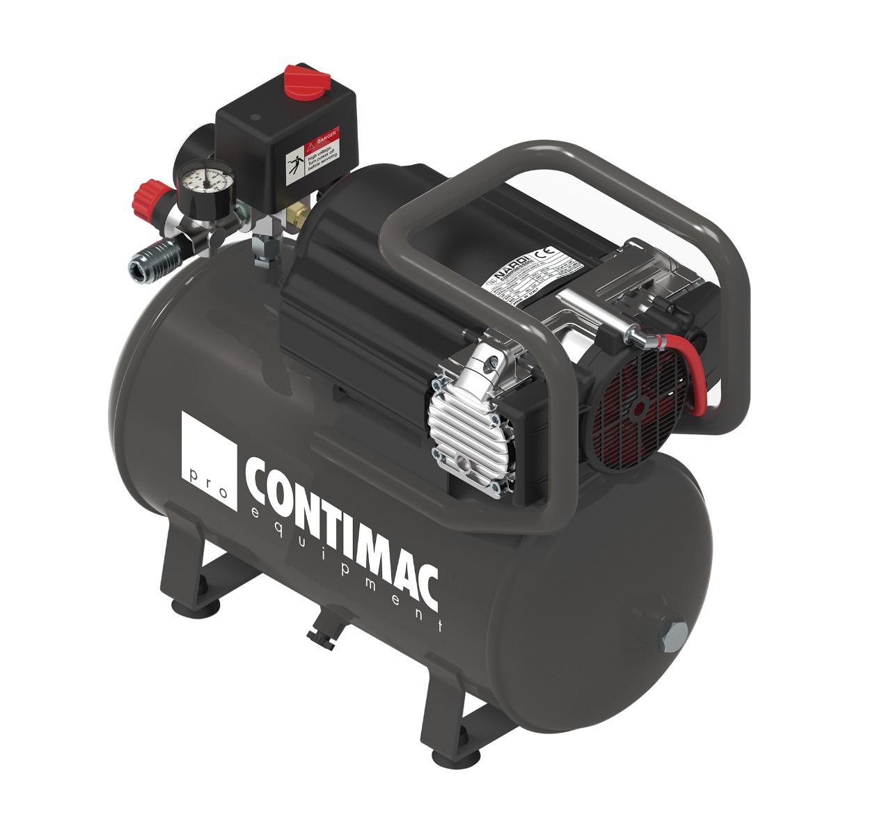 Contimac 25198 cm 210/8/15 W Boxer Piston Compressor 230 Volt
