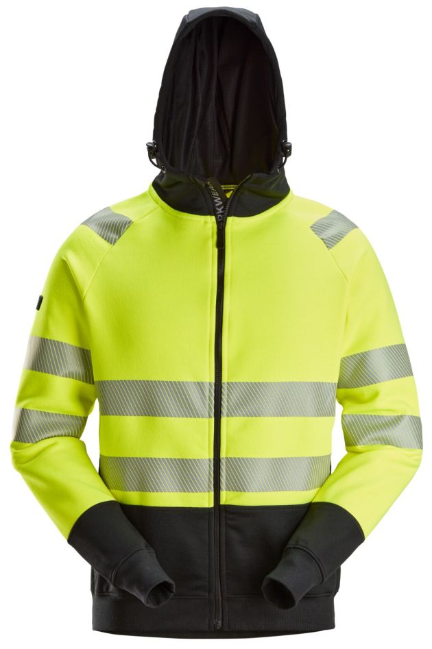 2839 High-Vis Class 2 Full Zip Hoodie