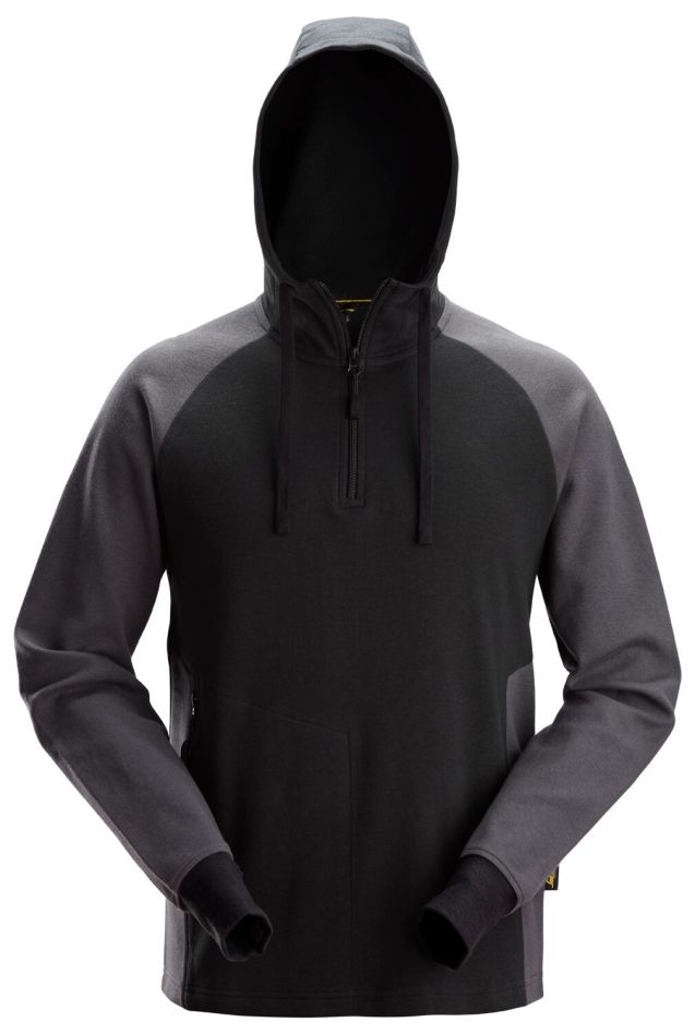 2842 Hoodie half zipper