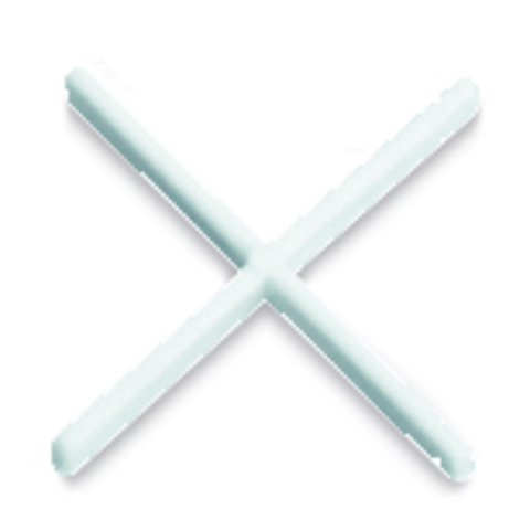 Rubi 2911 Tile joint crosses 1 mm. 300 pieces