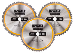 DeWalt Accessories DT1964-QZ Circular saw blade 305 x 30 mm 3-Pack DT1958-QZ DT1959-QZ DT1960QZ