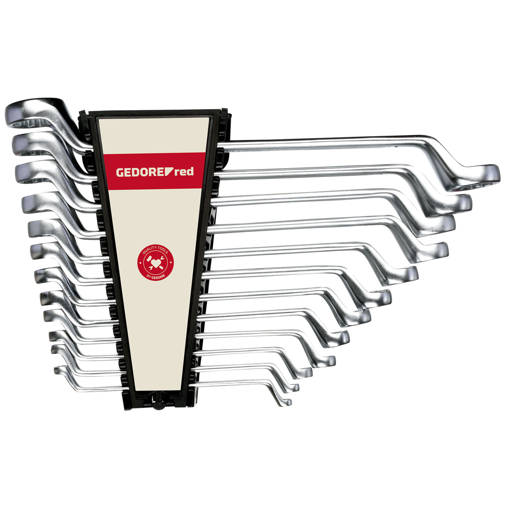 Gedore RED 3300928 R01105012 Double-end Ring spanner set, metric, 12 pcs.