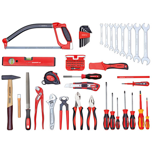 Gedore RED 3301627 R21000072 Tool set BASIC 72 Loose pcs.