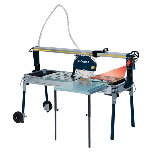 Carat GP3520L000 BP3520A000 P-3520 Laser brick saw + side table + Diamond saw blade 230 Volt