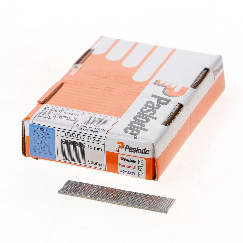 Paslode Fasteners 395281 F18 x 16 mm - Galvanized Finishing nails 5000 pieces