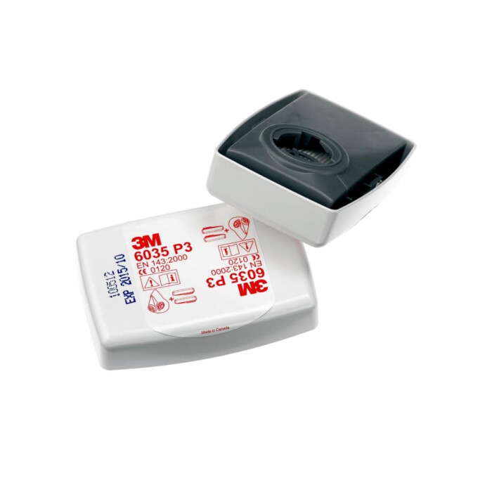 3M 1.21.30.603.50 6035 Particle filter, P3 R pair